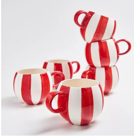 Tasse | Kaffeetasse Party Circus Ballbecher - Rot / Mittel 350 ml