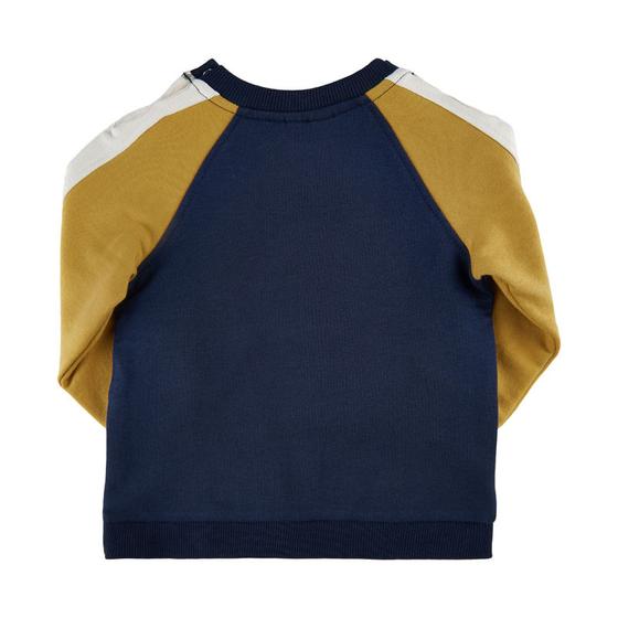 Sweatshirt mit Gesicht, weich angeraut, Biobaumwolle