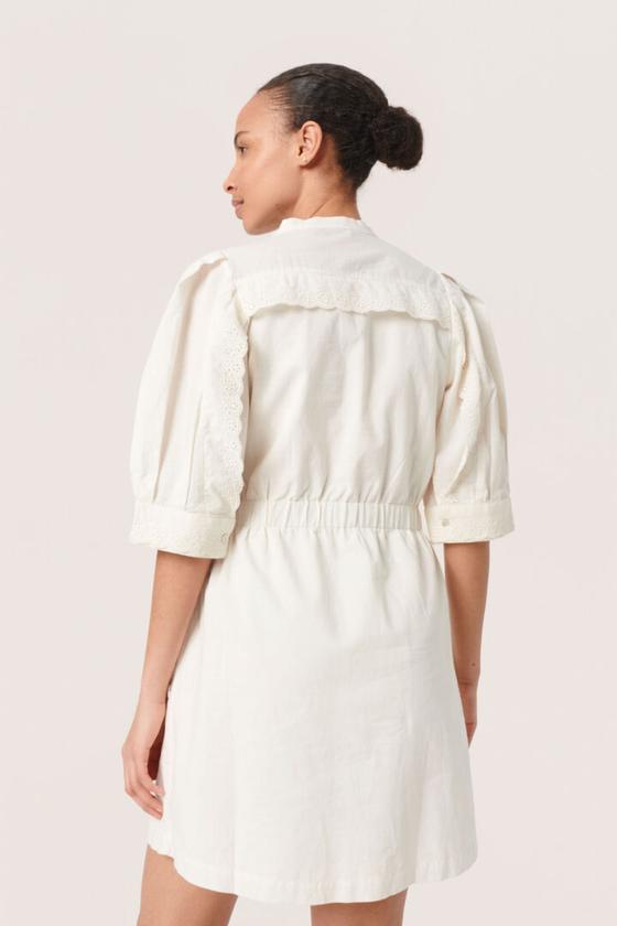 SOAKED IN LUXURY Kleid SLAnnabella 30407018 - altweiß