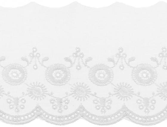 Baumwollborte 70mm weiß 189000 009