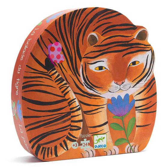 Djeco Puzzle Der Tiger geht spazieren 24 Teile
