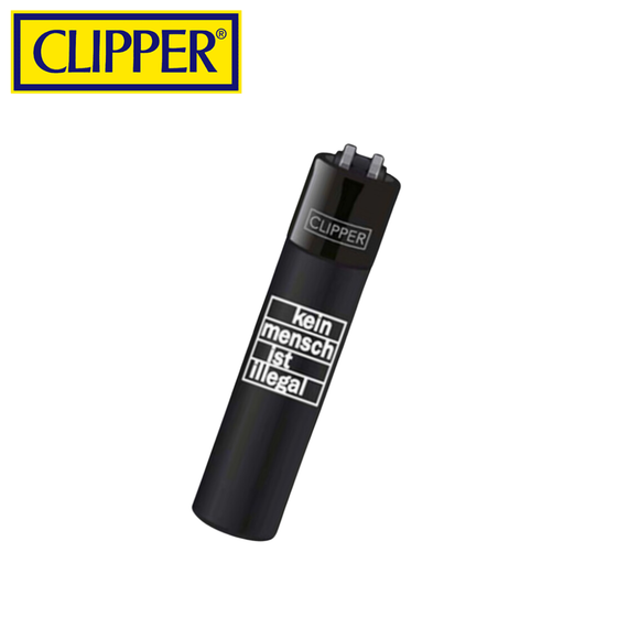 Feuerzeug, CLIPPER®, Kein Mensch, Schwarz