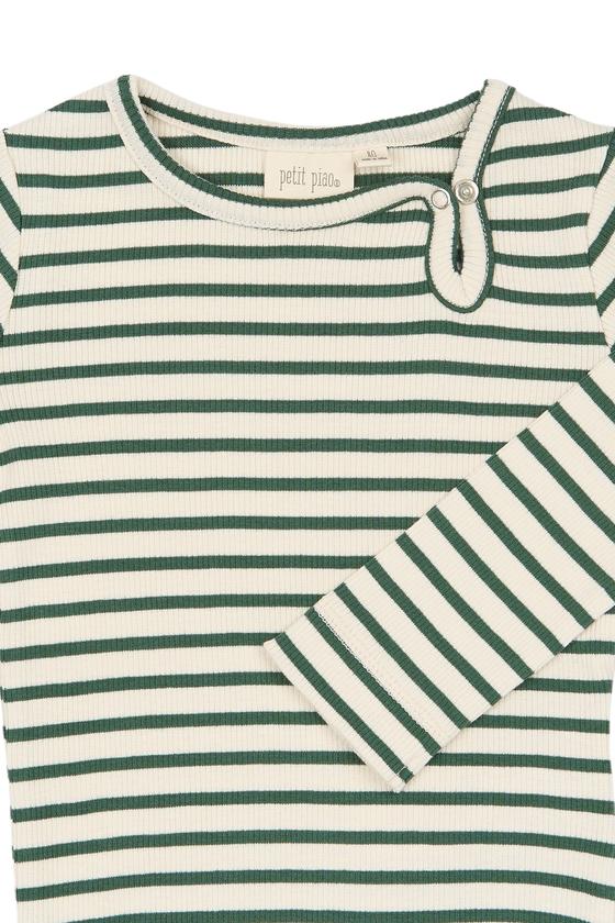 Petit Piao Body Striped Trekking Green