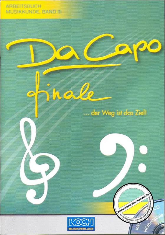 Da capo Arbeitsbuch Band 3  mit CD