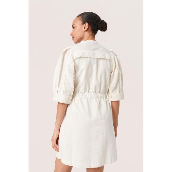 SOAKED IN LUXURY Kleid SLAnnabella 30407018 - altweiß