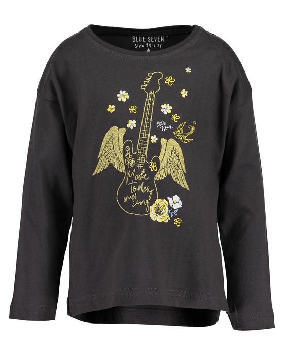 Langarmshirt, anthrazit