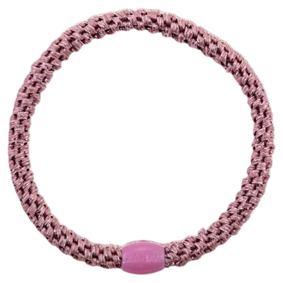 Kknekki Haargummi Slim Old Pink Glitter