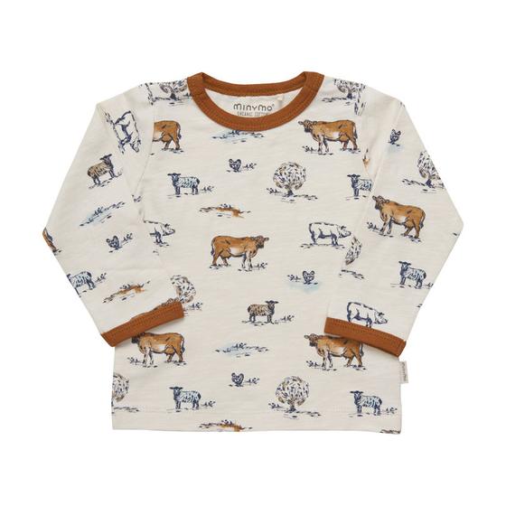 Langarmshirt "Landleben", Biobaumwolle