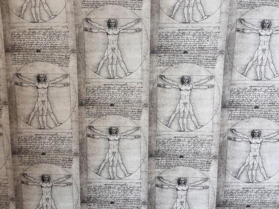 Italienisches Buntpapier - Da Vinci
