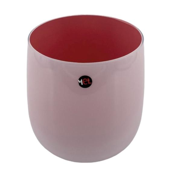 Mel Vase "Happy Spring" mittel koralle