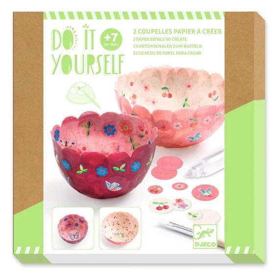 Djeco Schalen Basteln Rosa