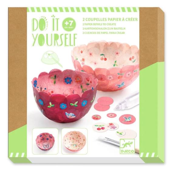 Djeco Schalen Basteln Rosa