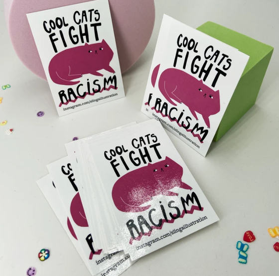 Sticker Cool Cats von Slinga Illustration