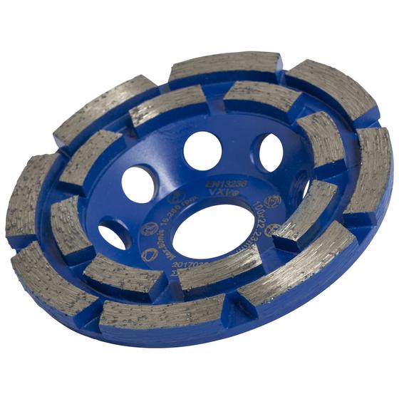 Diamant Schleifteller <br> Premium Doppelreihig <br> Ø 100 mm <br> Beton, Estrich