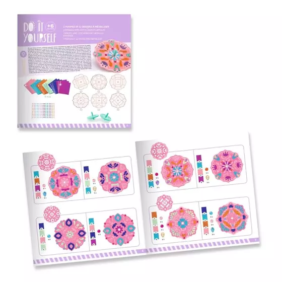 Djeco DIY Kreisel Flower Power