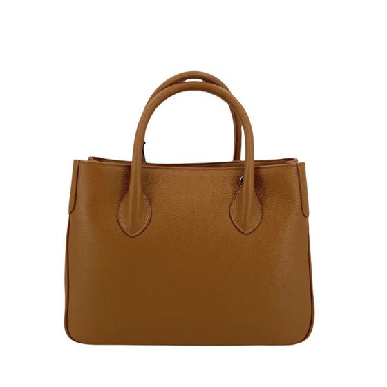 Maxima Handtasche klein, cognacbraun