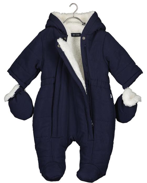 Outdoor-Overall mit Kapuze, Handschuhe und Füßchen, nachtblau