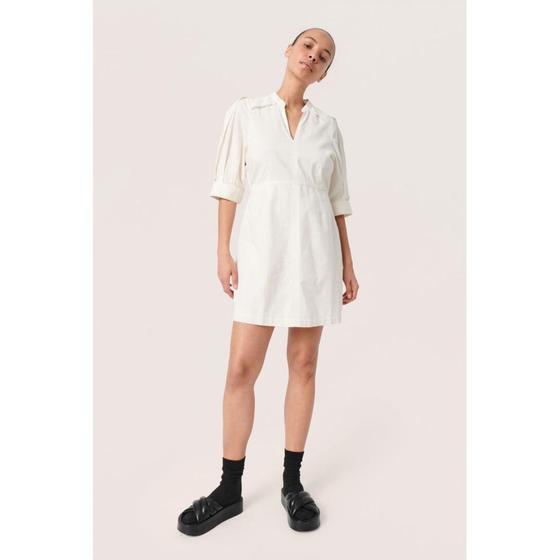 SOAKED IN LUXURY Kleid SLAnnabella 30407018 - altweiß