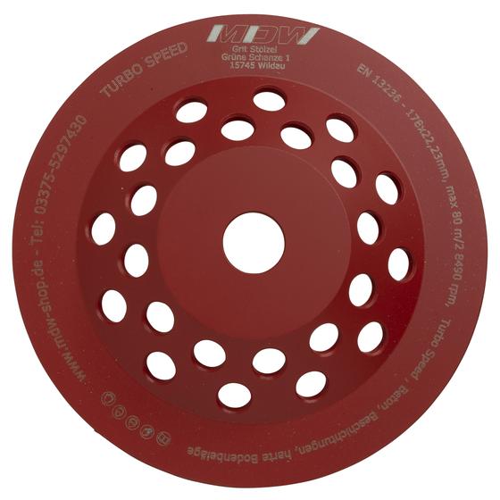 Diamant Schleifteller <br> Turbo Speed <br> Ø 125 / 180 mm <br> Beschichtungen, Fliesenkleber