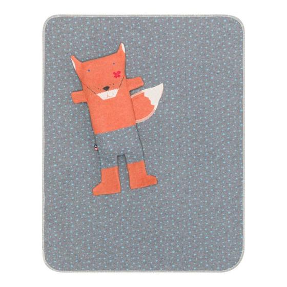 David Fussenegger Babydecken Fuchs Kupfer 