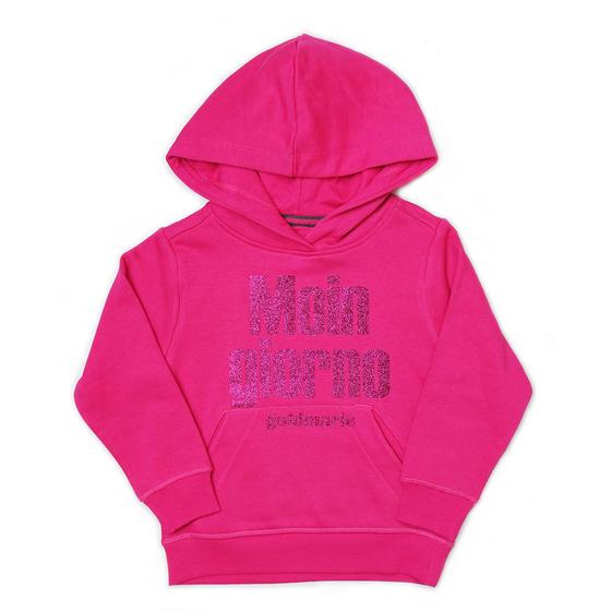 goldmarie MOINGIORNO Kinder Hoodie Gabi - pink - pink mit Glitzer