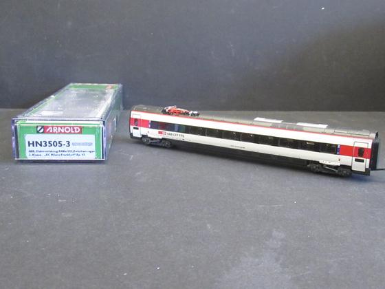 Arnold (Hornby) 2472-03 Cisalpino RABe 503 Zwischenwagen 2.Klasse SBB Spur N OVP