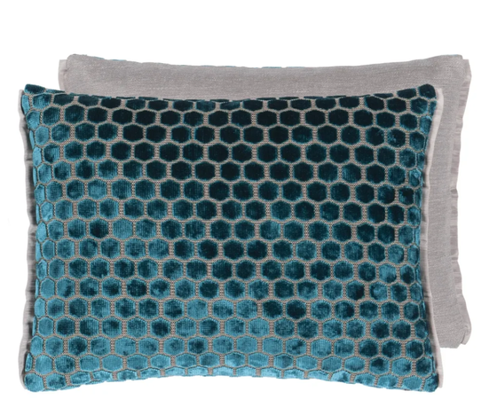 Kissen | Zierkissen Designers Guild Jabot - Kingfisher / Türkis