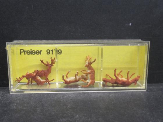Preiser 79179 (9179) Rotwild Hirsche Spur N OVP