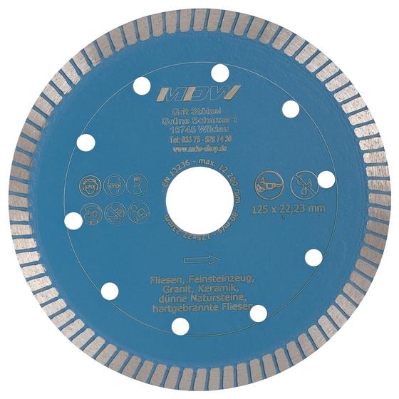 Diamant Trennscheibe für Fliesen <br> Premium Plus Qualität <br> Ø 115 - 350 mm