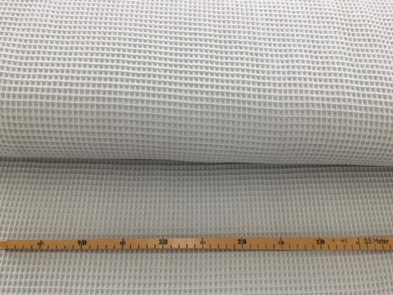 Waffelpique hellgrau