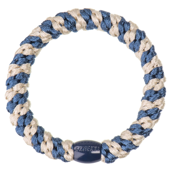 Kknekki Haargummi Indigo Ivory Stripe