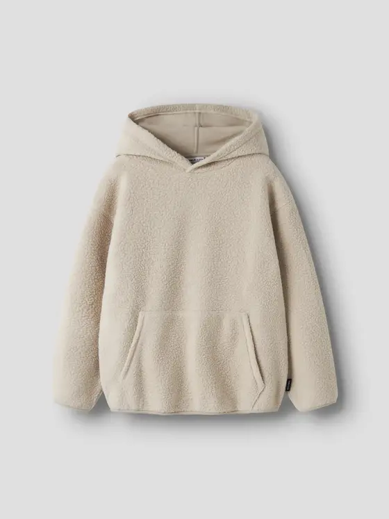 Name It Teddy Sweat Hoodie Island Fossil