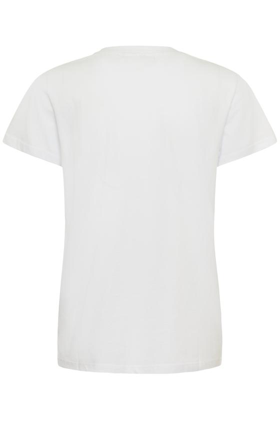 SAINT TROPEZ T-Shirt mit Palme Stickerei ReeceSZ 30515233 - weiß-grün