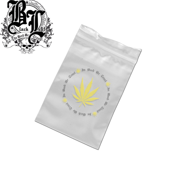 Zip-Bags, Black Leaf®, 40x60mm, In Weed