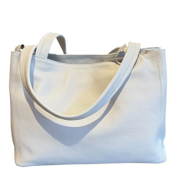 Maxima Arbeitstasche Schultertasche perla, hellgrau