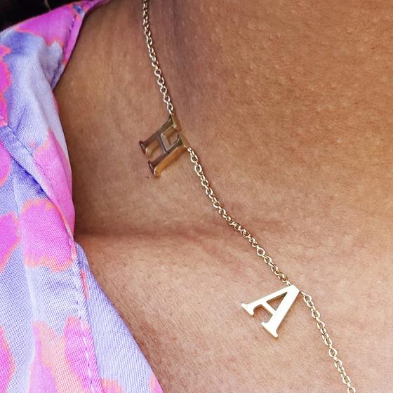 goldmarie Kette HAPPY Stahl vergoldet 