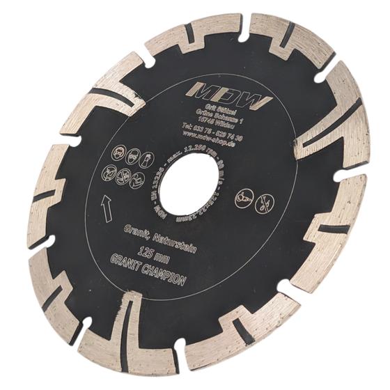 Diamant Trennscheibe<br>Ø 125 - 150 mm<br>Typ Champion<br>für Granit