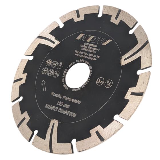 Diamant Trennscheibe<br>Ø 125 - 150 mm<br>Typ Champion<br>für Granit