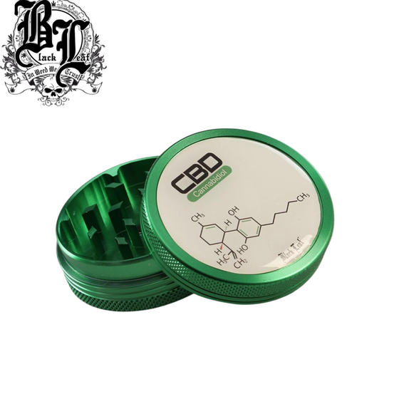 Grinder, Black Leaf®, CBD, Aluminium, 2-tlg.