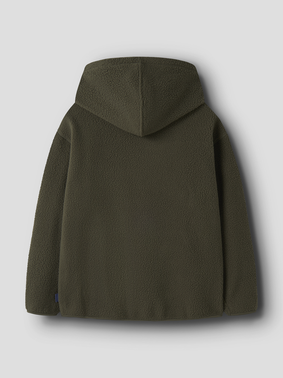 Name It Teddy Sweat Hoodie Olive Night