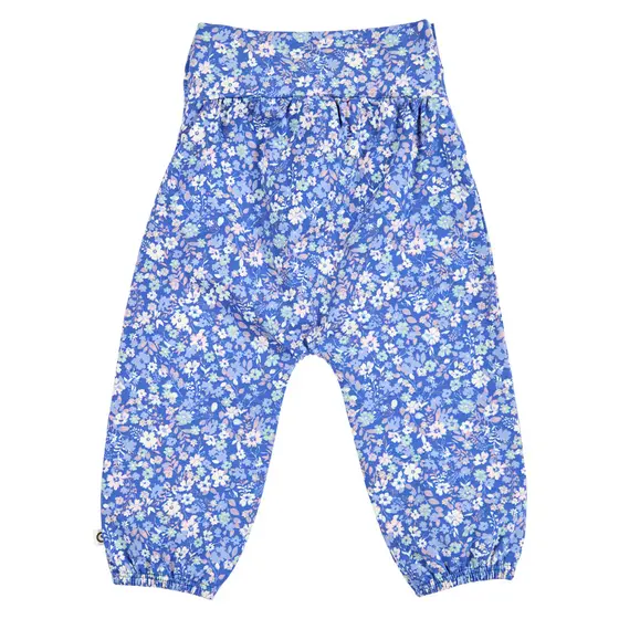 Müsli by Green Cotton Knot Pants Primrose Azure Blue