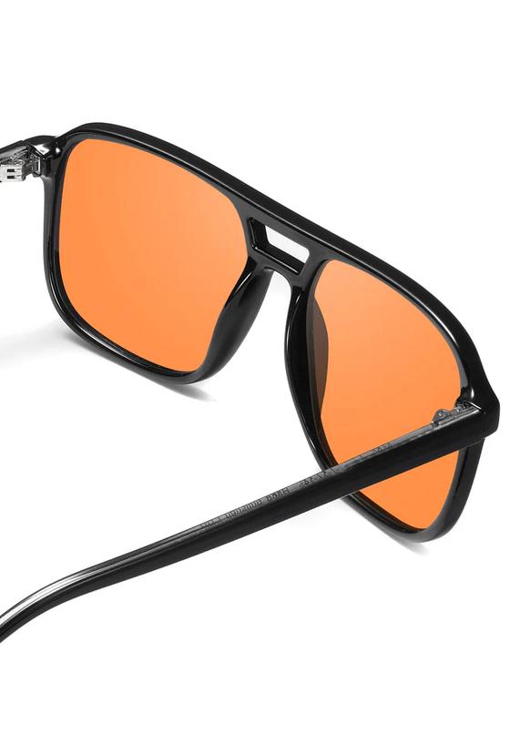 eco SHADES Sonnenbrille LAI - schwarz-orange - Unisex 