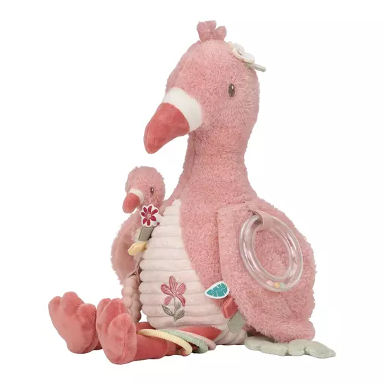 Little Dutch Aktivitäten Kuscheltier Safari Friends Flamingo Rosa