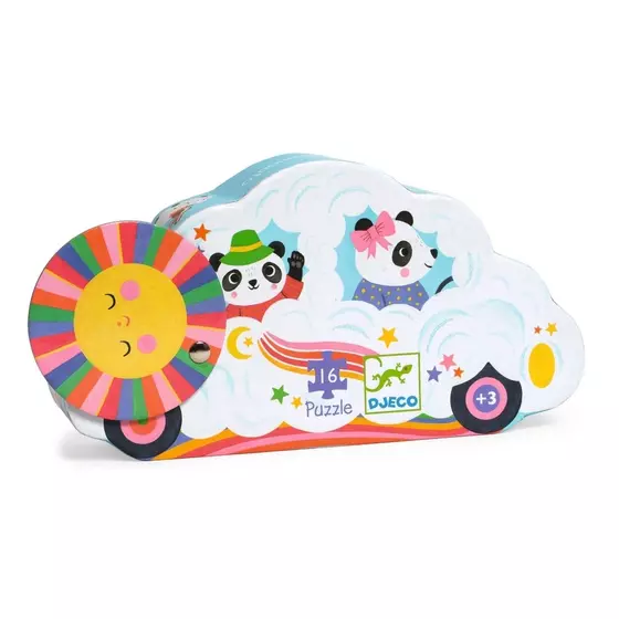 Djeco Puzzle Wolkenauto 16 Teile