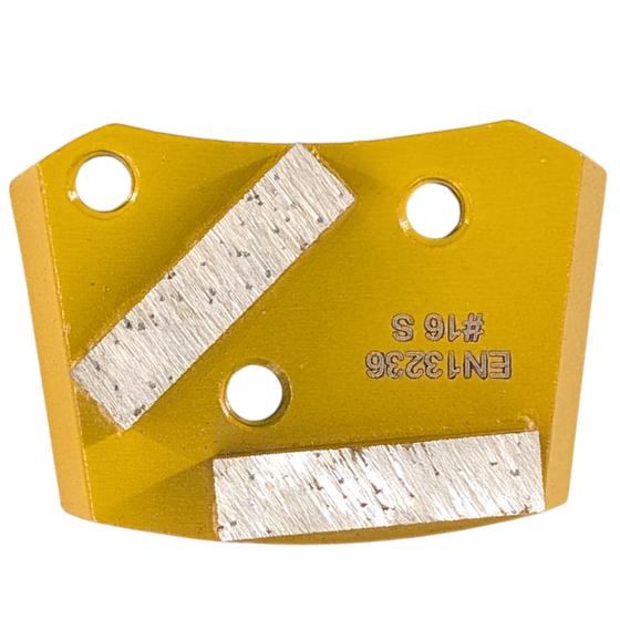 Diamant Schleifschuh <br> passend für Contec mit Schnellwechselaufnahme <br> K 16/20 weiche Bindung