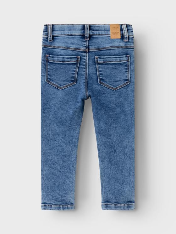 Name It Slim Fleece Jeans Medium Blue Denim
