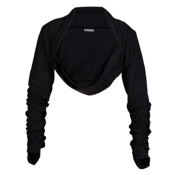 goldmarie Yoga Bolero Jacke Short OHMMM DIGGA schwarz