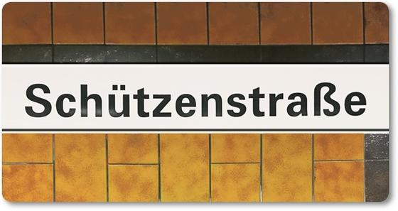 U-Bahn Magnet U-Bahnhof Schützenstraße Linie U47 U49 von tom bäcker Geschenkidee