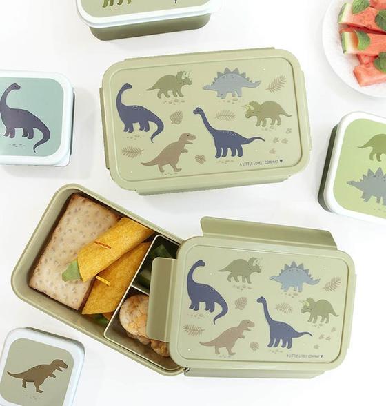 A Little Lovely Company Brotdose Bento Lunchbox Dinosaurier