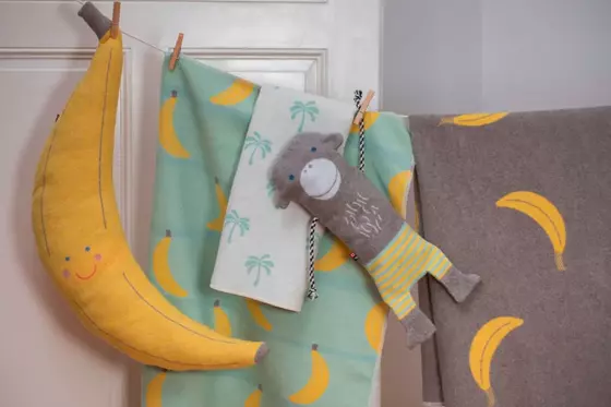 David Fussenegger Babydecke Banana Breeze Hellgrün